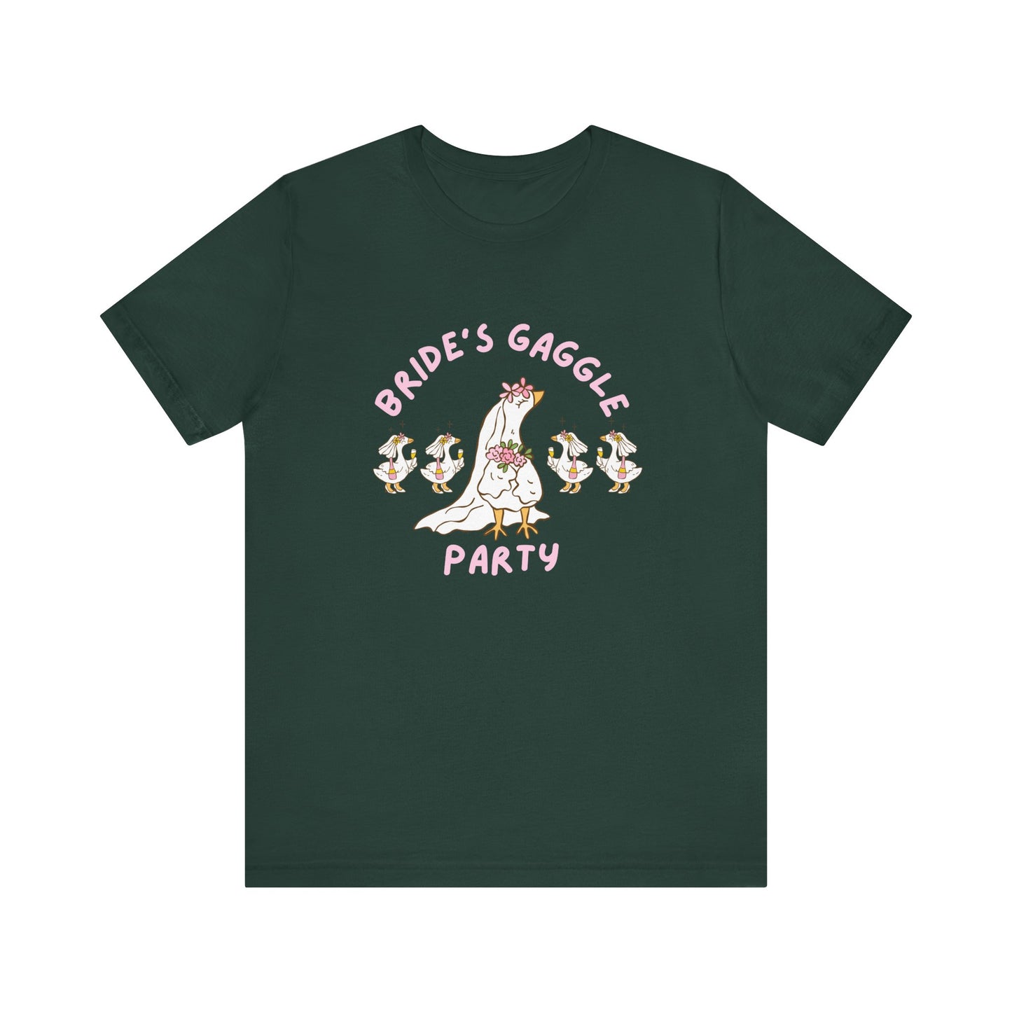 Bride's Gaggle Party Tee, Silly Goose Bachelorette Shirt