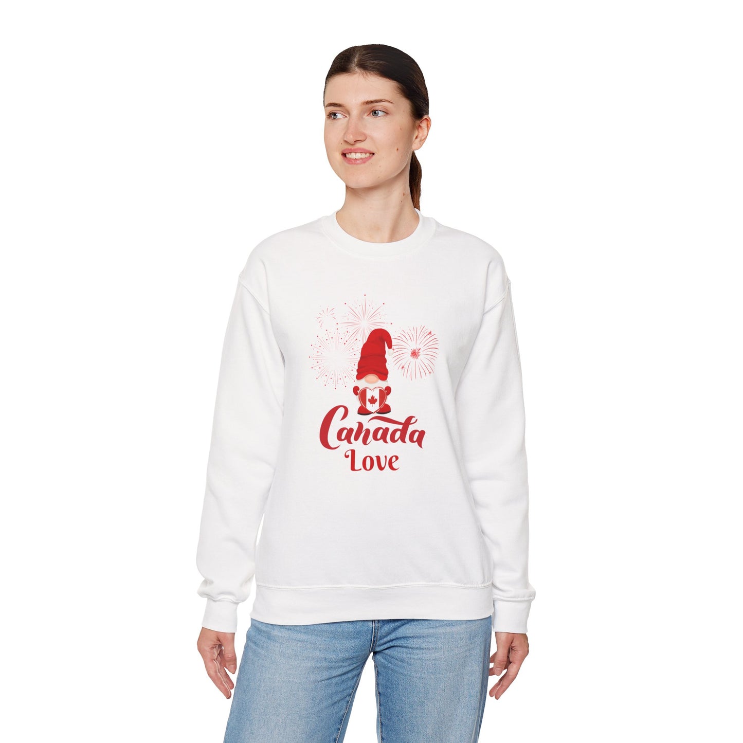 Canada Day Gnome Crew neck Sweatshirt