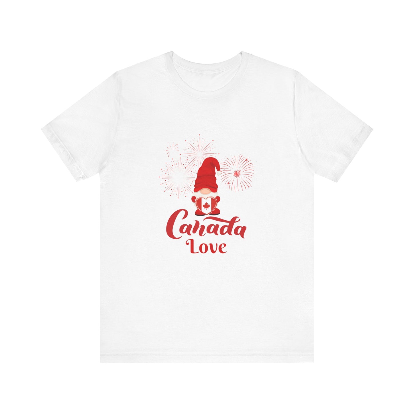 Canada Fireworks Gnome Graphic Classic fit Tee