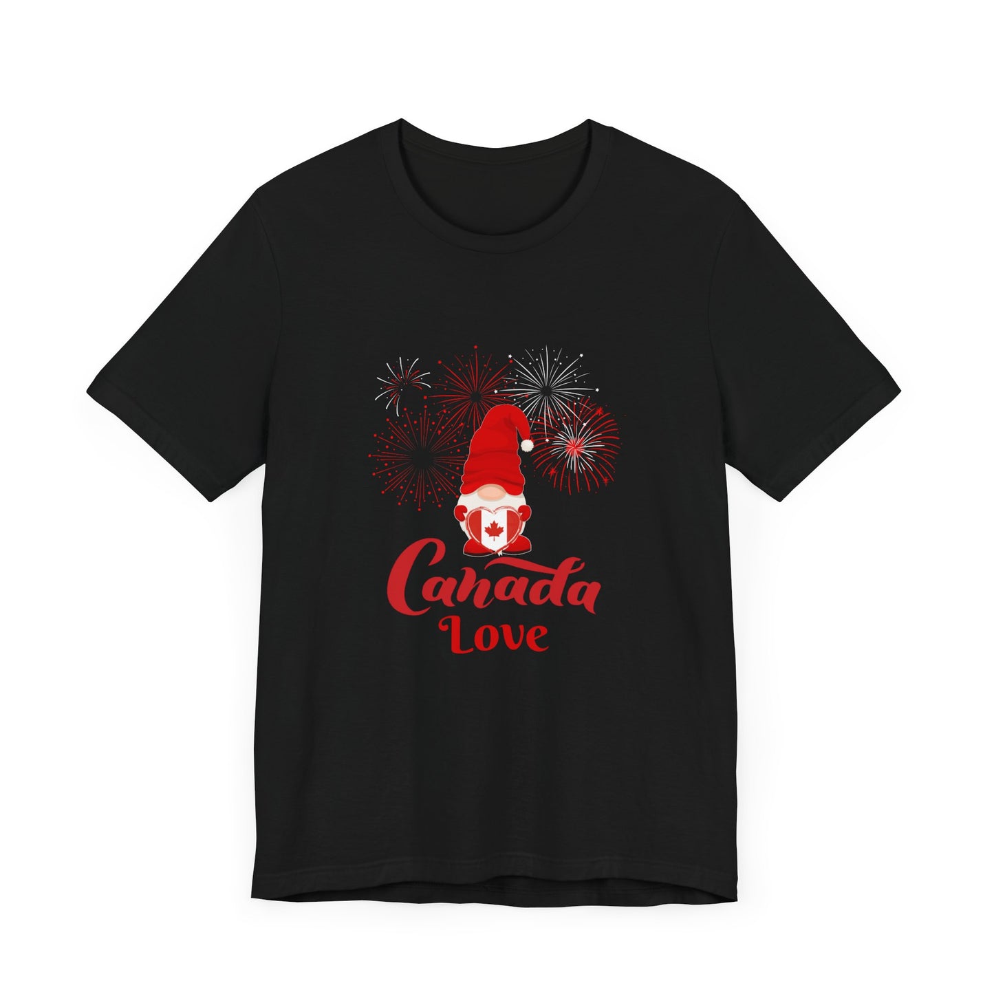 Canada Fireworks Gnome Graphic Classic fit Tee