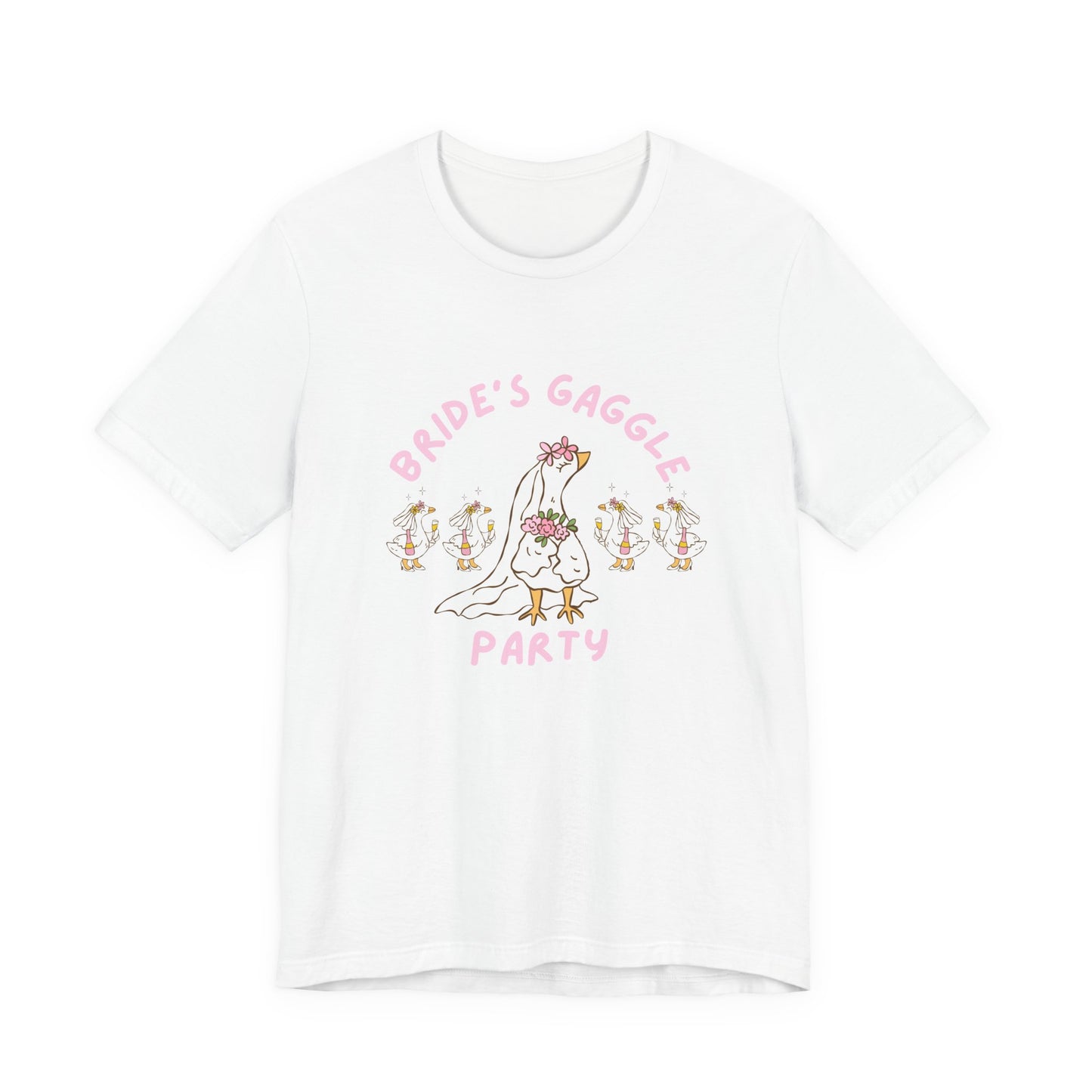 Bride's Gaggle Party Tee, Silly Goose Bachelorette Shirt