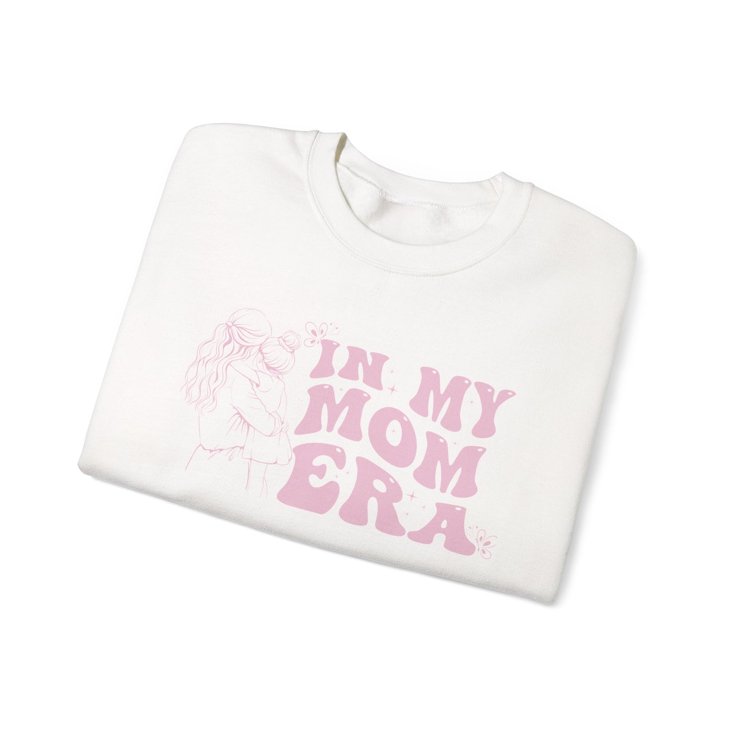 "In My Mom" Era, with Mom and Daughter silhouette Sweatshirt