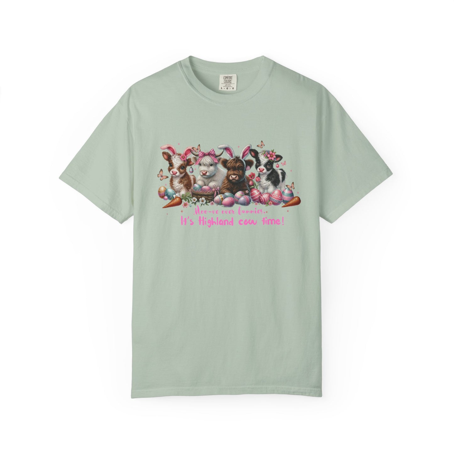 Moo-ve over Bunnies "It's Highland Cow Time!" | Unisex Tee