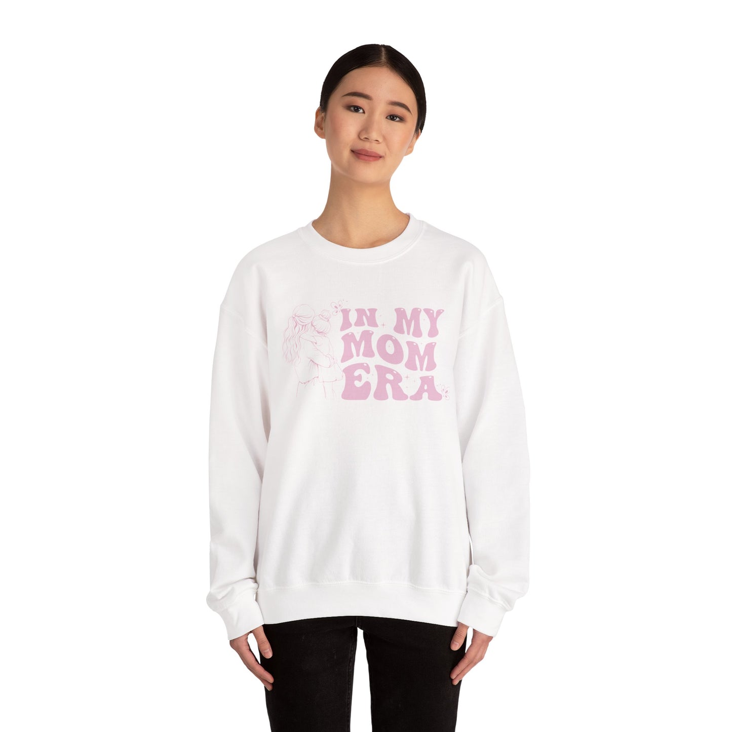 "In My Mom" Era, with Mom and Daughter silhouette Sweatshirt