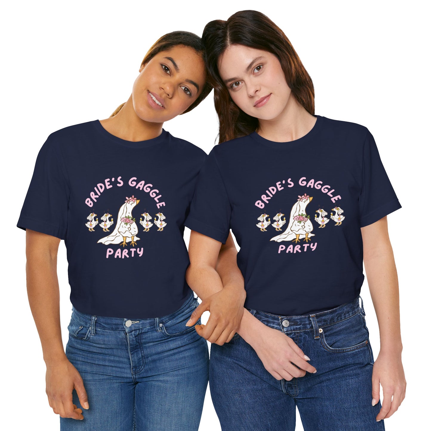 Bride's Gaggle Party Tee, Silly Goose Bachelorette Shirt