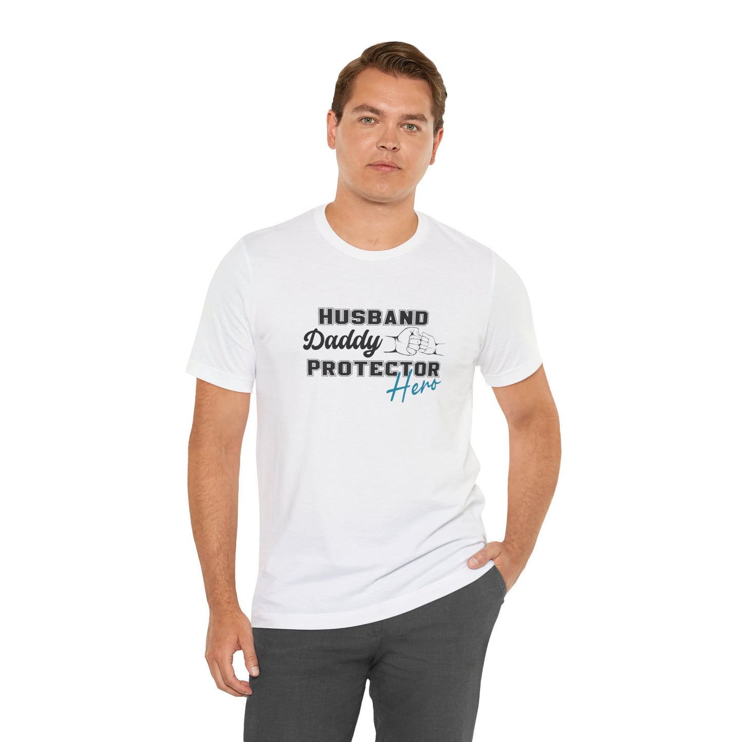 Husband Daddy Protector Hero Tee