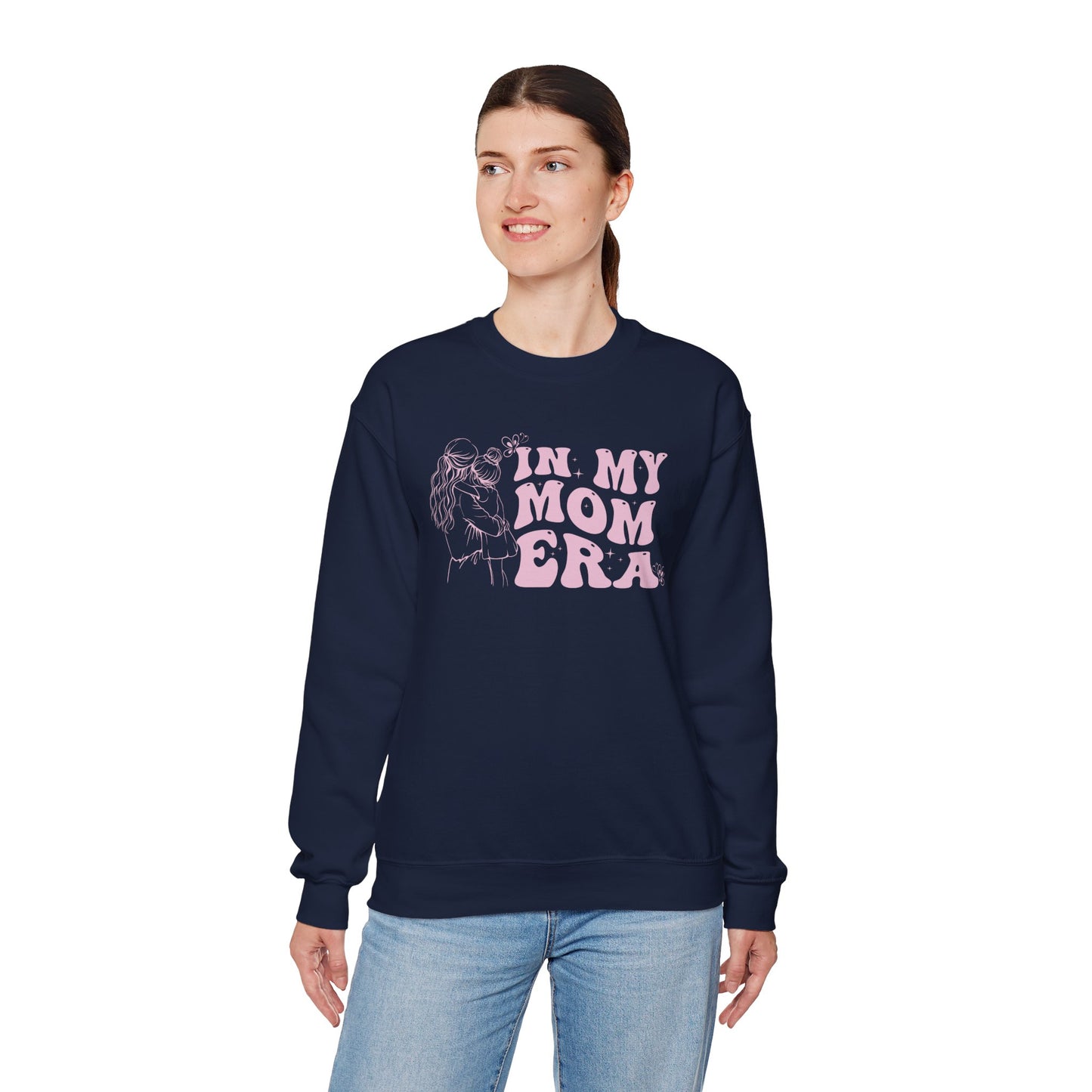 "In My Mom" Era, with Mom and Daughter silhouette Sweatshirt