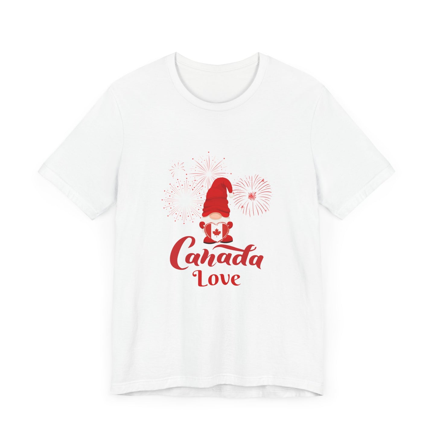 Canada Fireworks Gnome Graphic Classic fit Tee