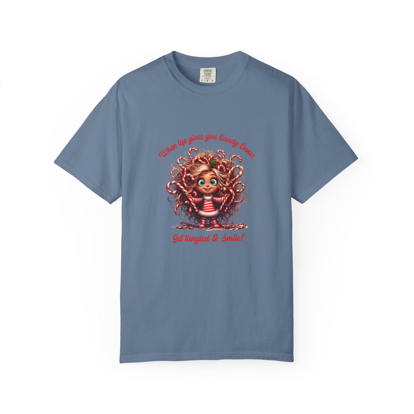 Candy Cane Chaos Tee – Get Tangled & Keep Smiling
