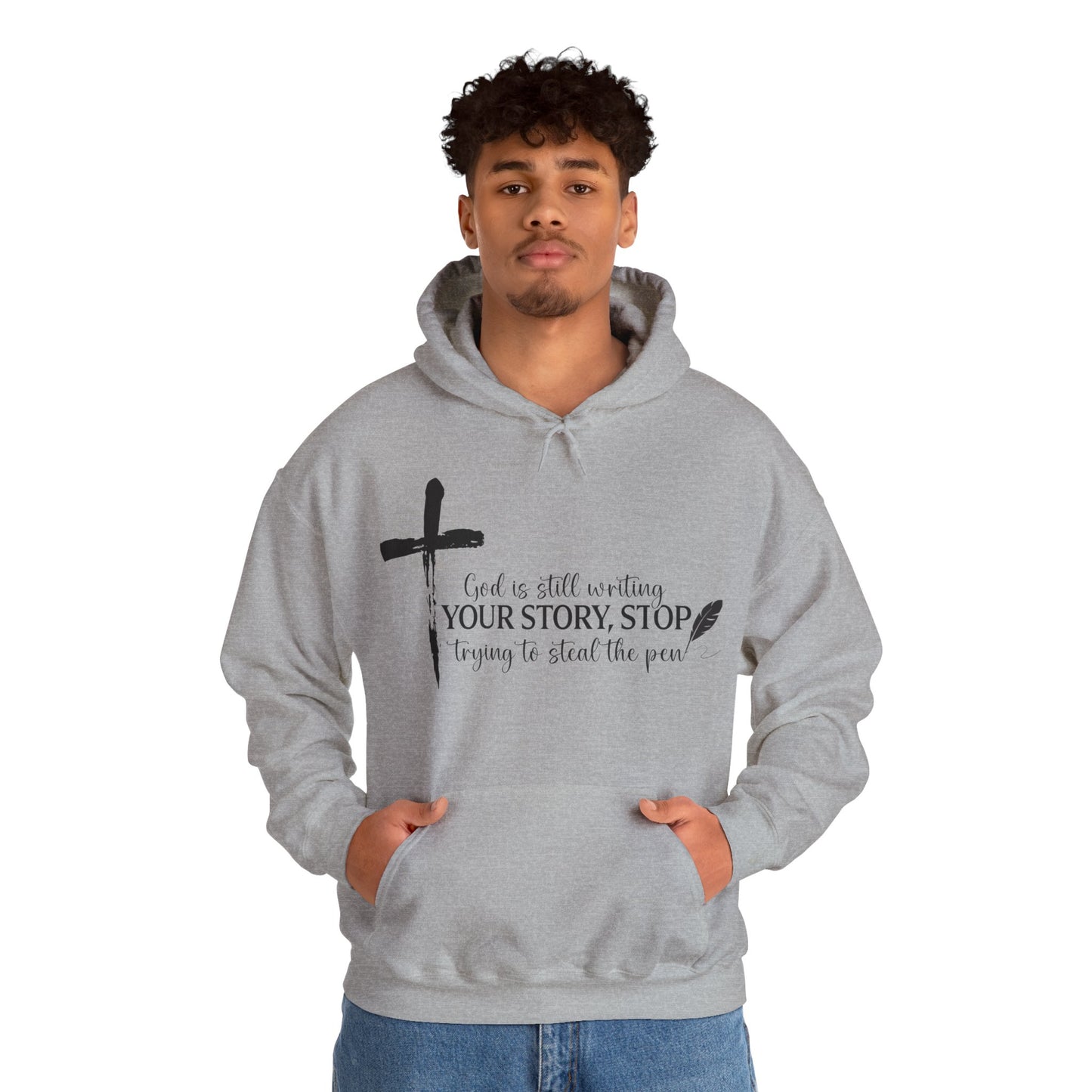 Inspirational God is Still Writing Your Story Hoodie for Creatives, Perfect Gift for Writers, Christian Apparel, Cozy Sweatshirt