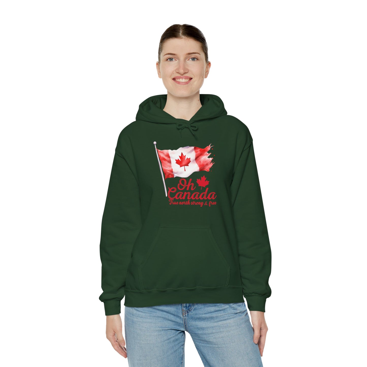Oh Canada: True North, Strong and Free Hoodie
