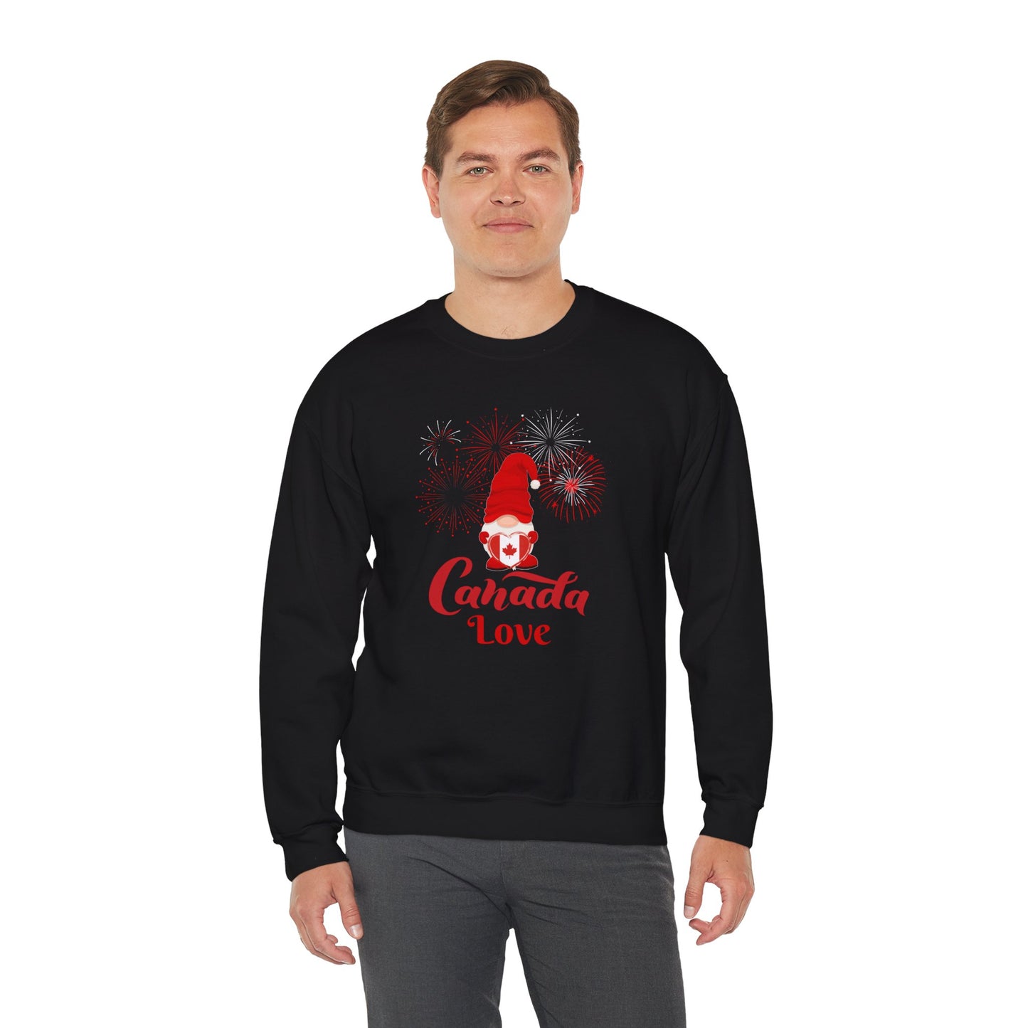 Canada Day Gnome Crew neck Sweatshirt