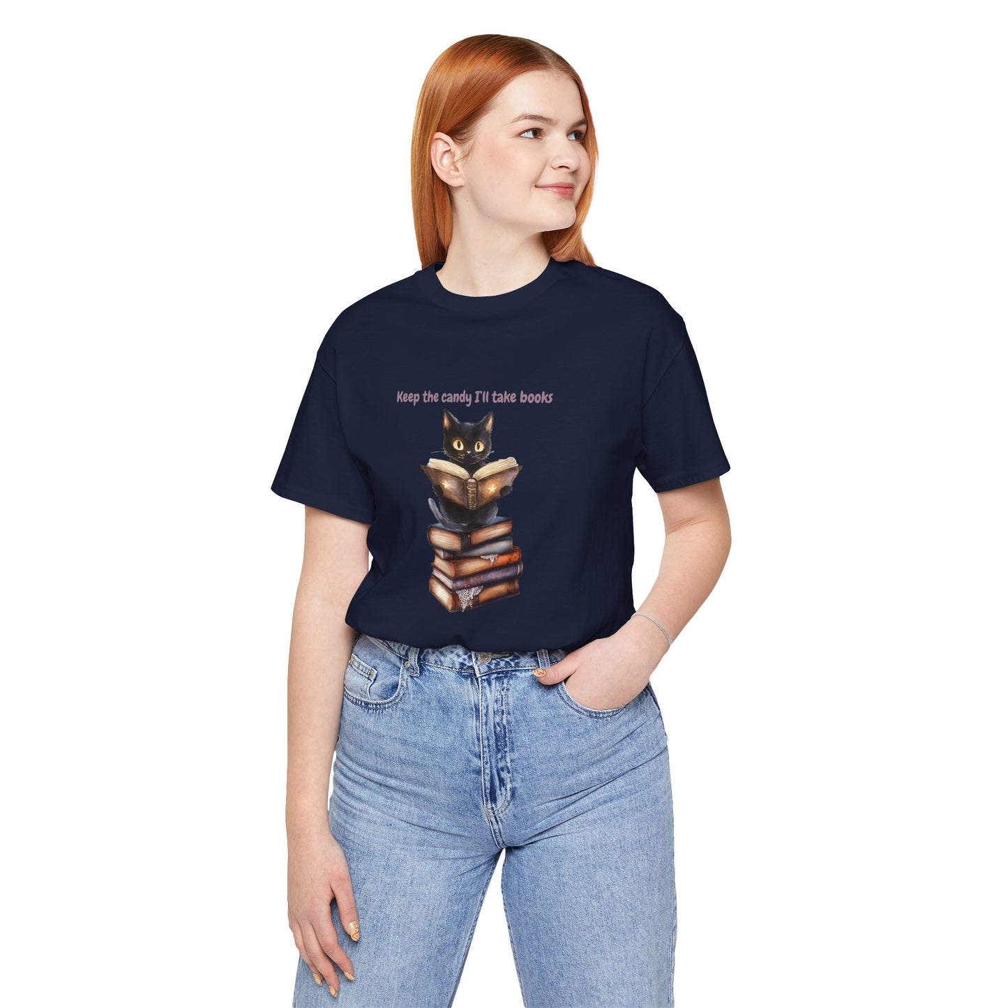 Keep the Candy, Ill Take Books Funny Halloween Book Lover tee