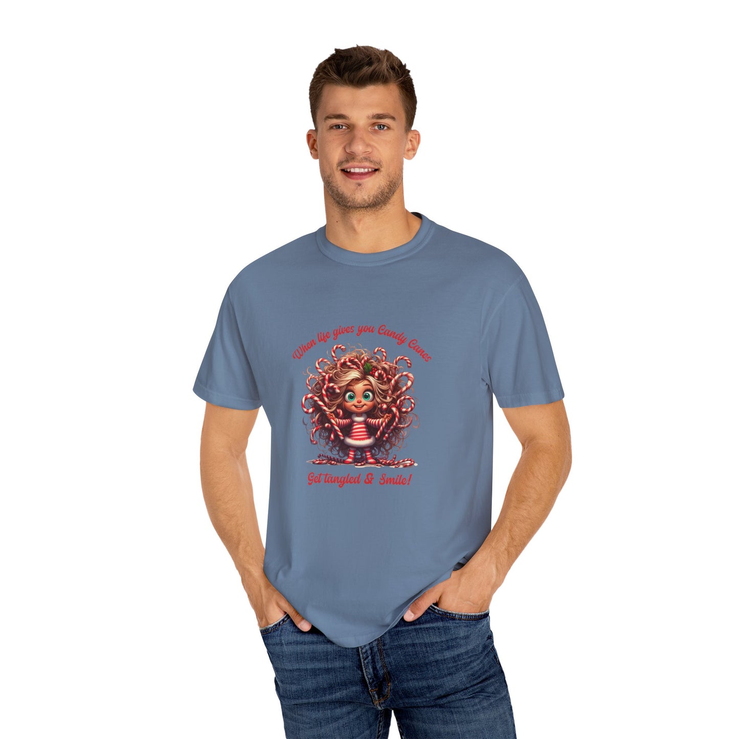 Candy Cane Chaos Tee – Get Tangled & Keep Smiling