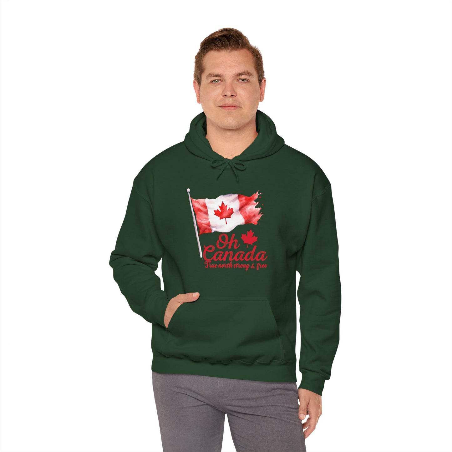 Oh Canada: True North, Strong and Free Hoodie