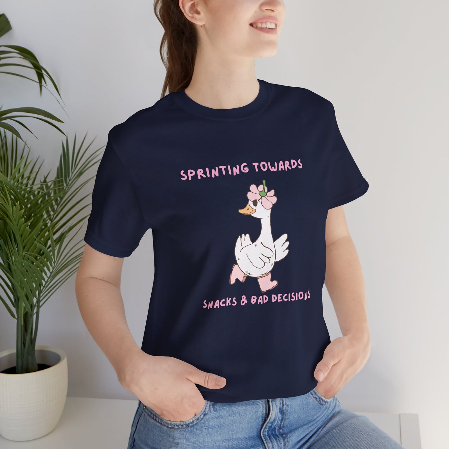 Sprinting towards snacks and bad decisions Playful Goose Tee