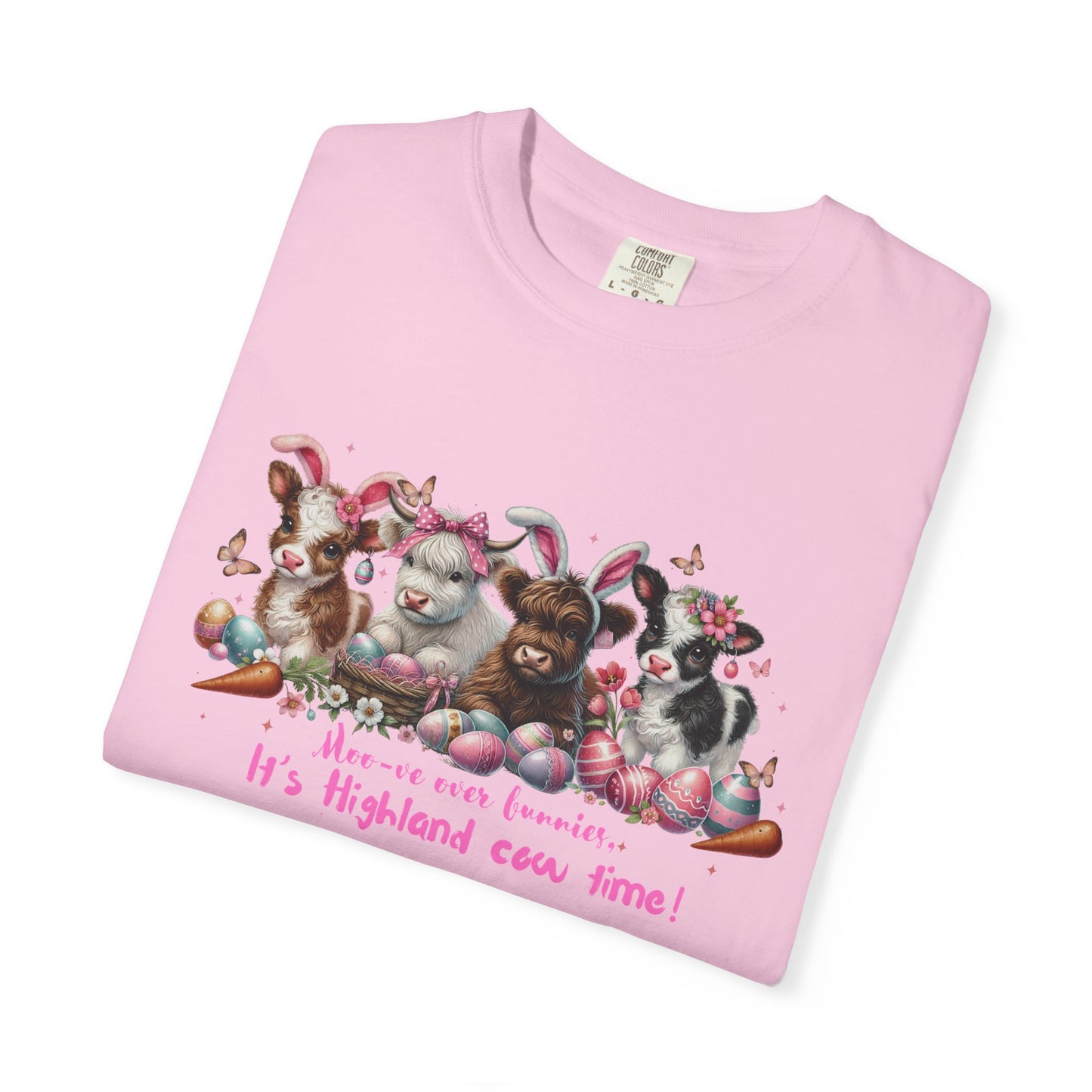 Moo-ve over Bunnies "It's Highland Cow Time!" | Unisex Tee