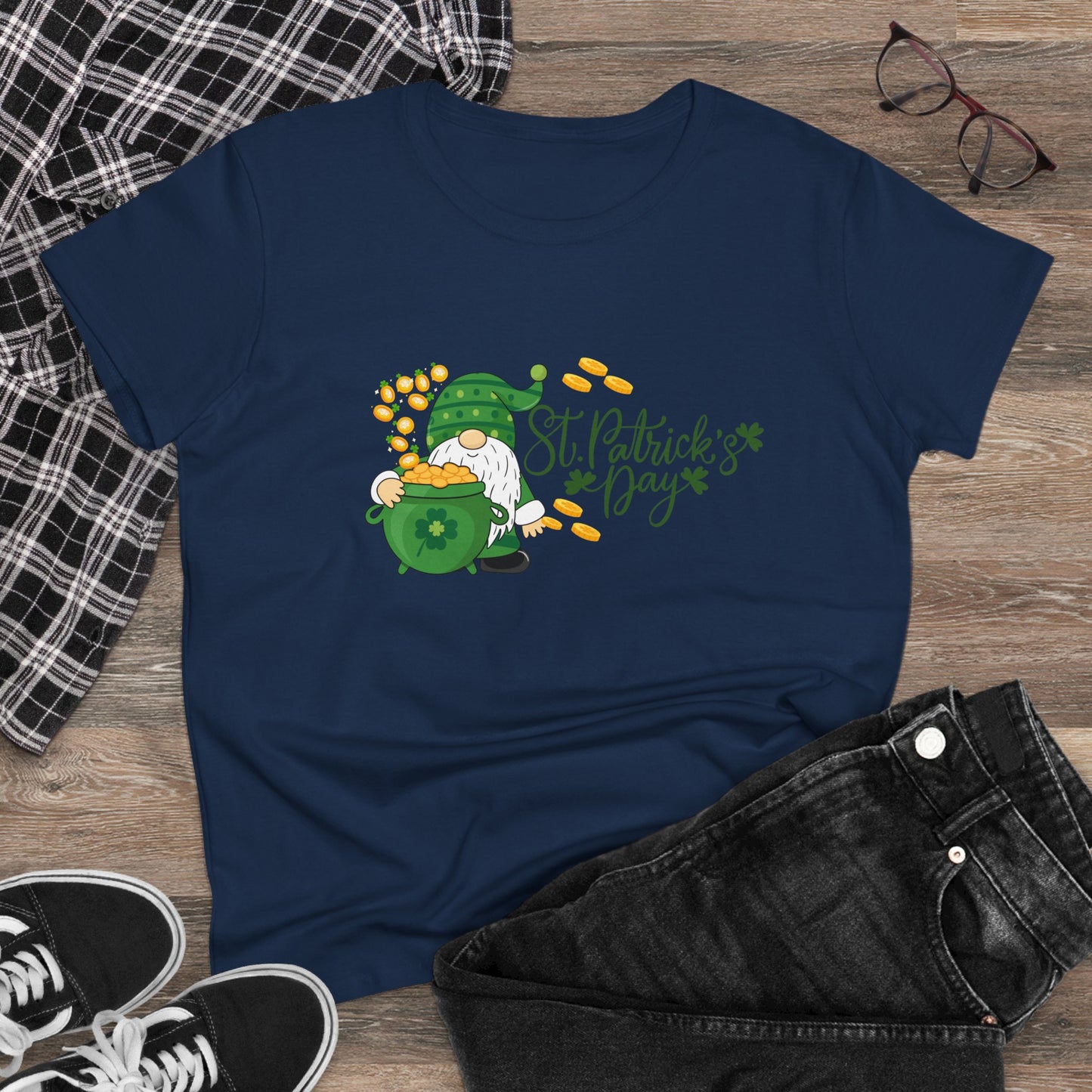 St. Patrick's Day Women's Semi fitted Tee