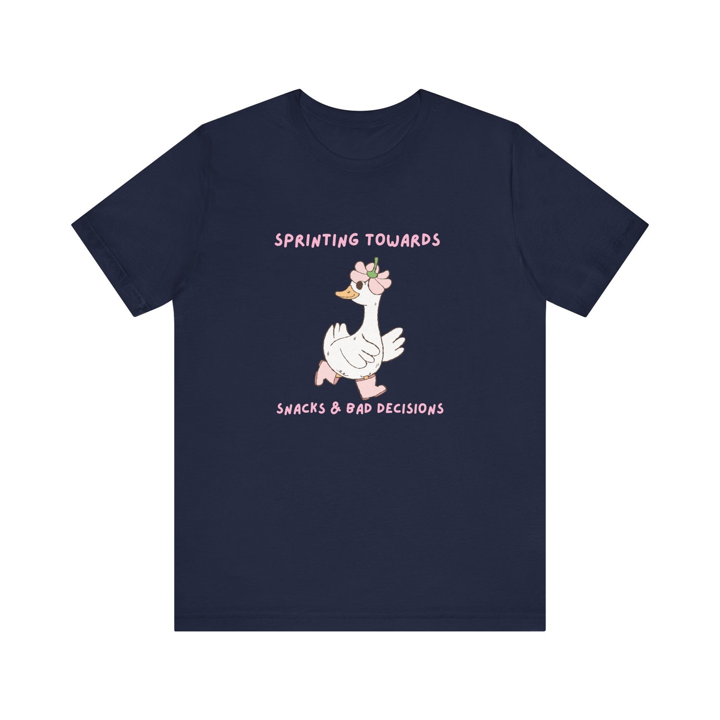 Sprinting towards snacks and bad decisions Playful Goose Tee