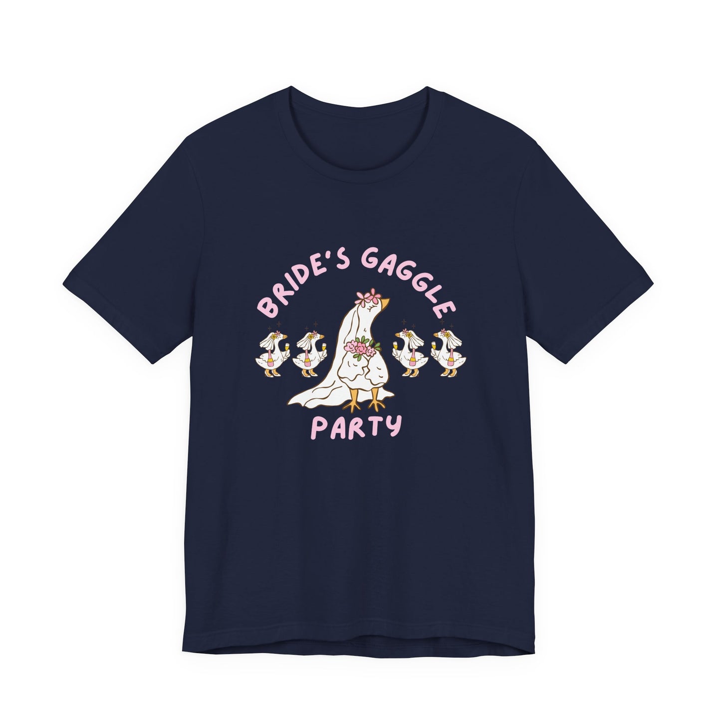 Bride's Gaggle Party Tee, Silly Goose Bachelorette Shirt