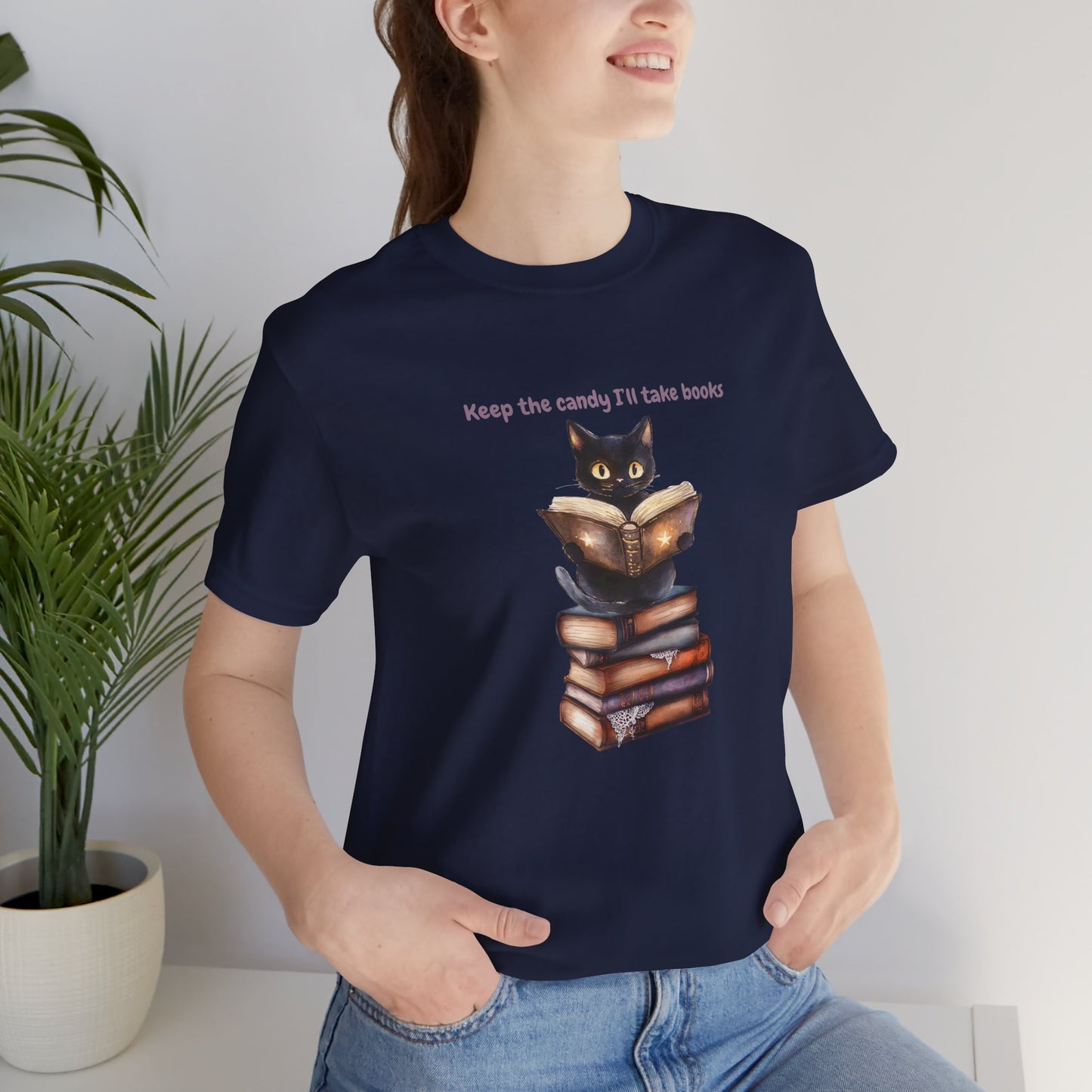 Keep the Candy, Ill Take Books Funny Halloween Book Lover tee