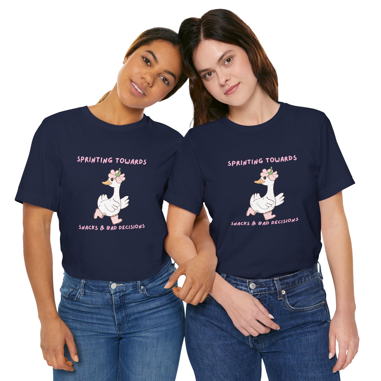 Sprinting towards snacks and bad decisions Playful Goose Tee