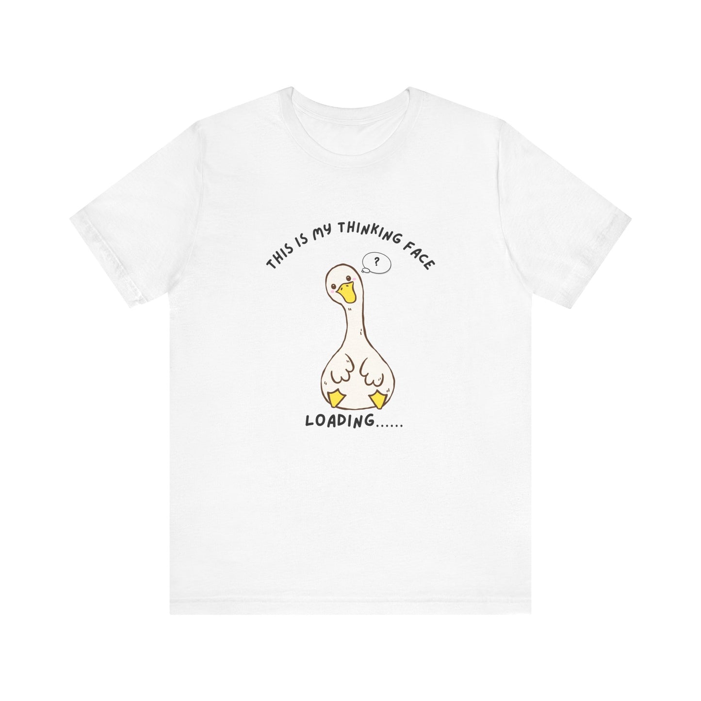 This Is My Thinking Face Funny Silly Goose Shirt
