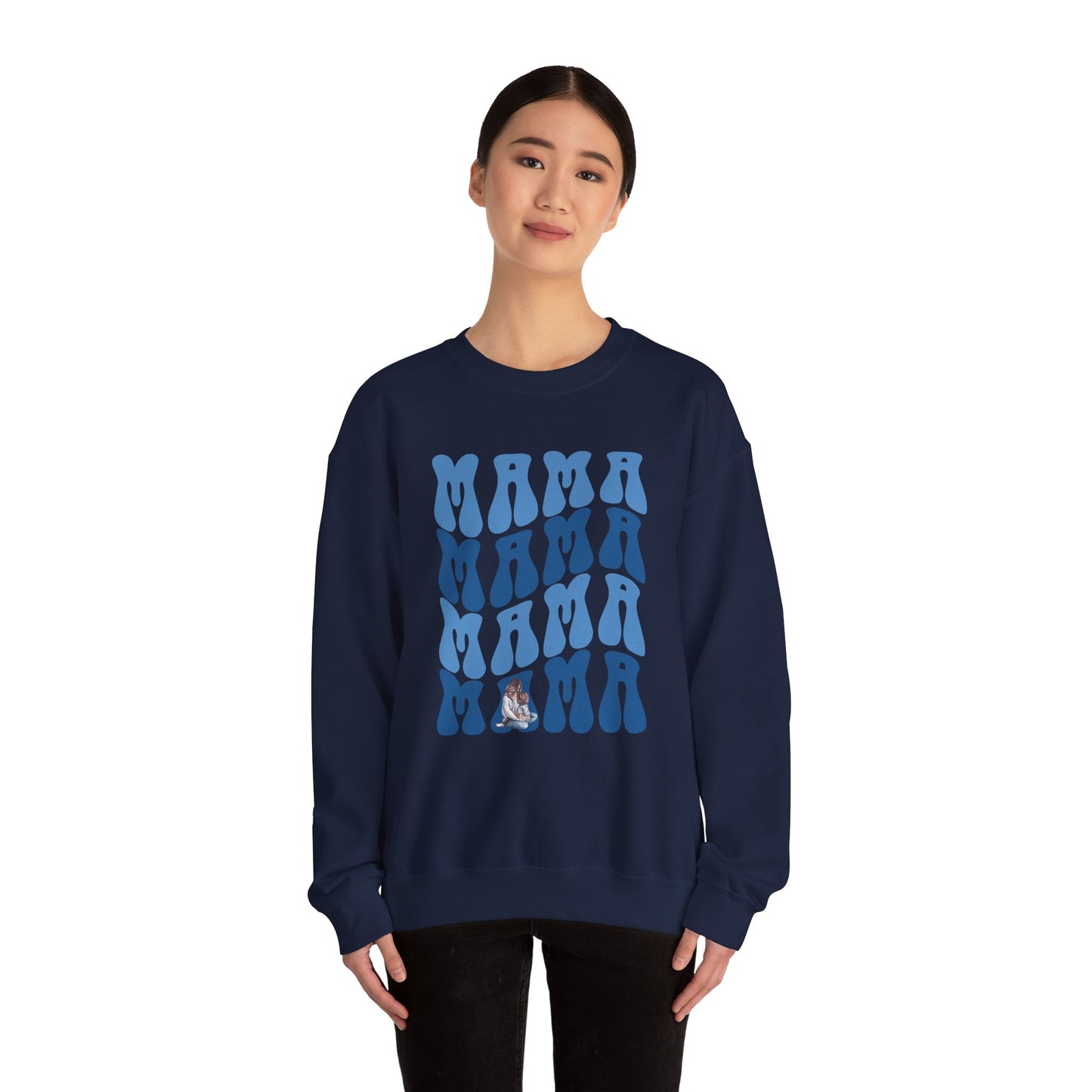 Mom of boy, boy mama Crewneck