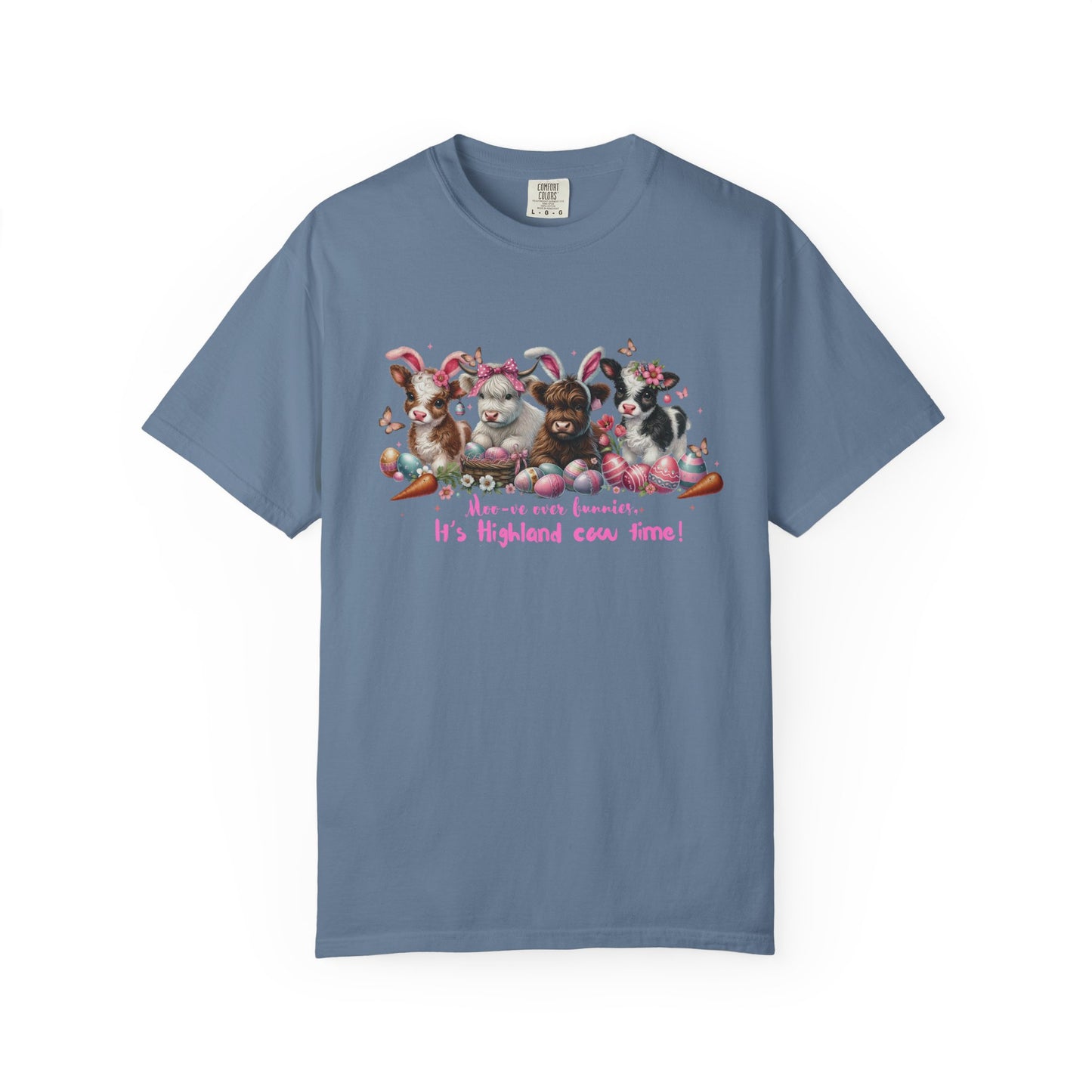 Moo-ve over Bunnies "It's Highland Cow Time!" | Unisex Tee