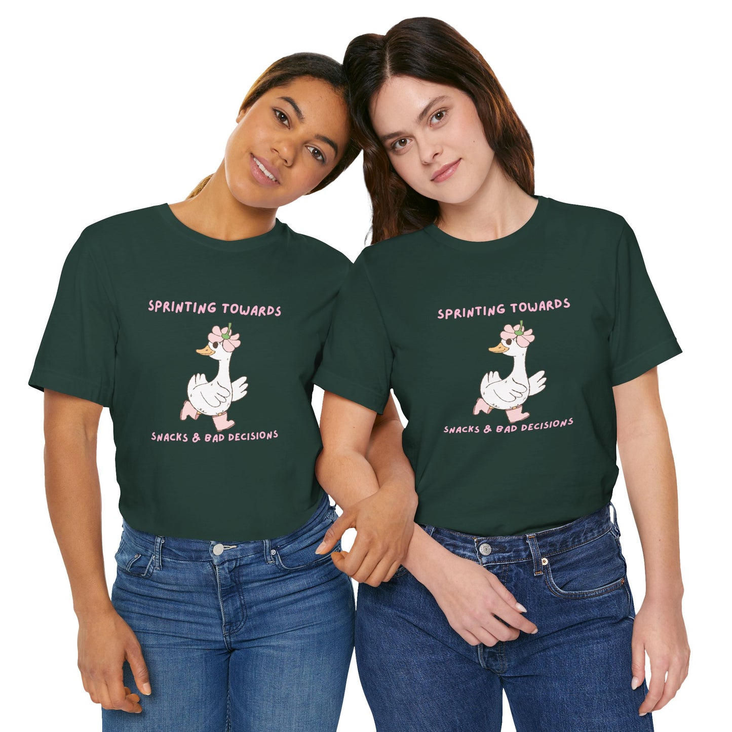 Sprinting towards snacks and bad decisions Playful Goose Tee