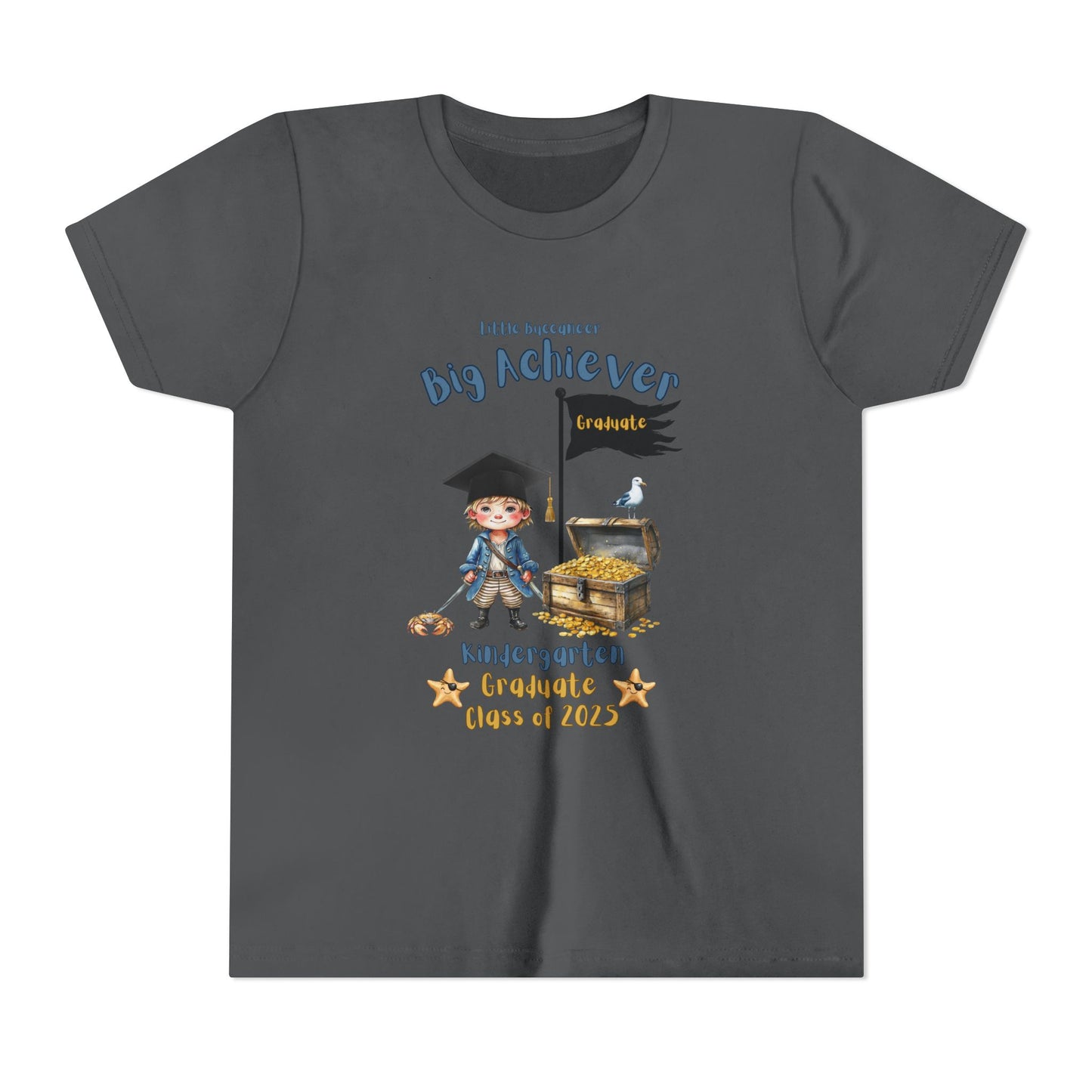 Little Buccaneer, Big Achiever! Kindergarten Graduate Tee – Class of 2025, Kindergarten Graduate Tee, Graduation Shirt, Class of 2023, Back to School, Gift for Kids, Achievement Celebration