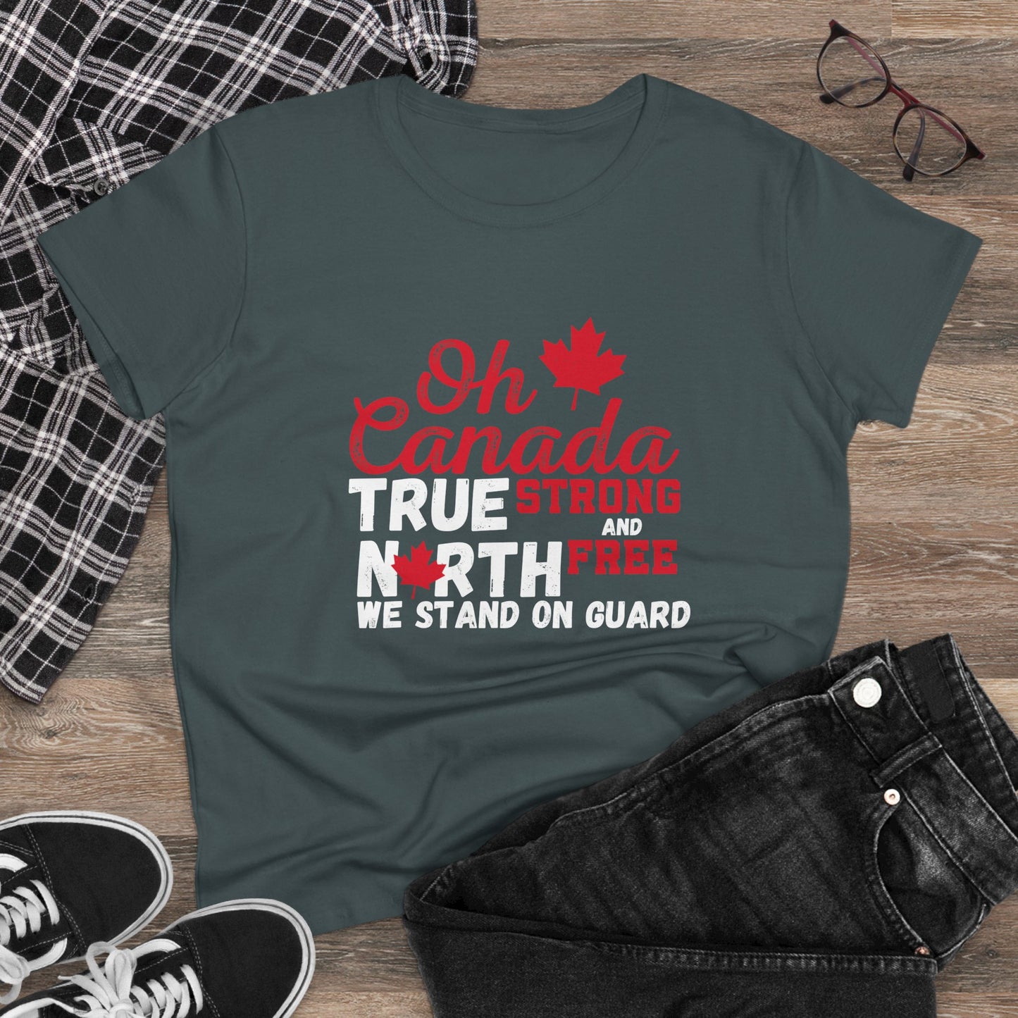Oh Canada womans semi fitted T-Shirt