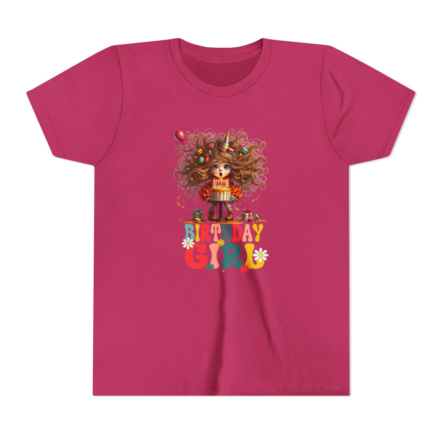 Birthday Girl blow out your candles Youth Tee