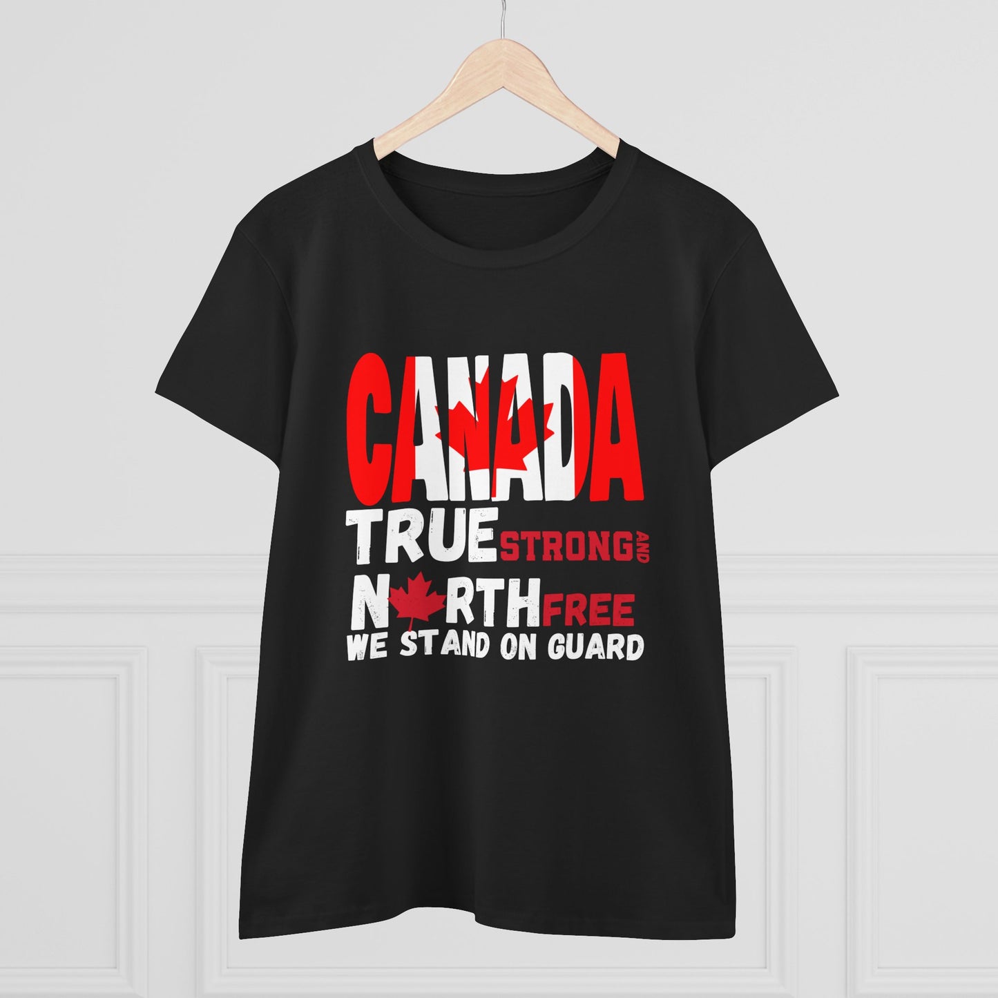 Canada Strong Womens semi fitted Cotton Tee
