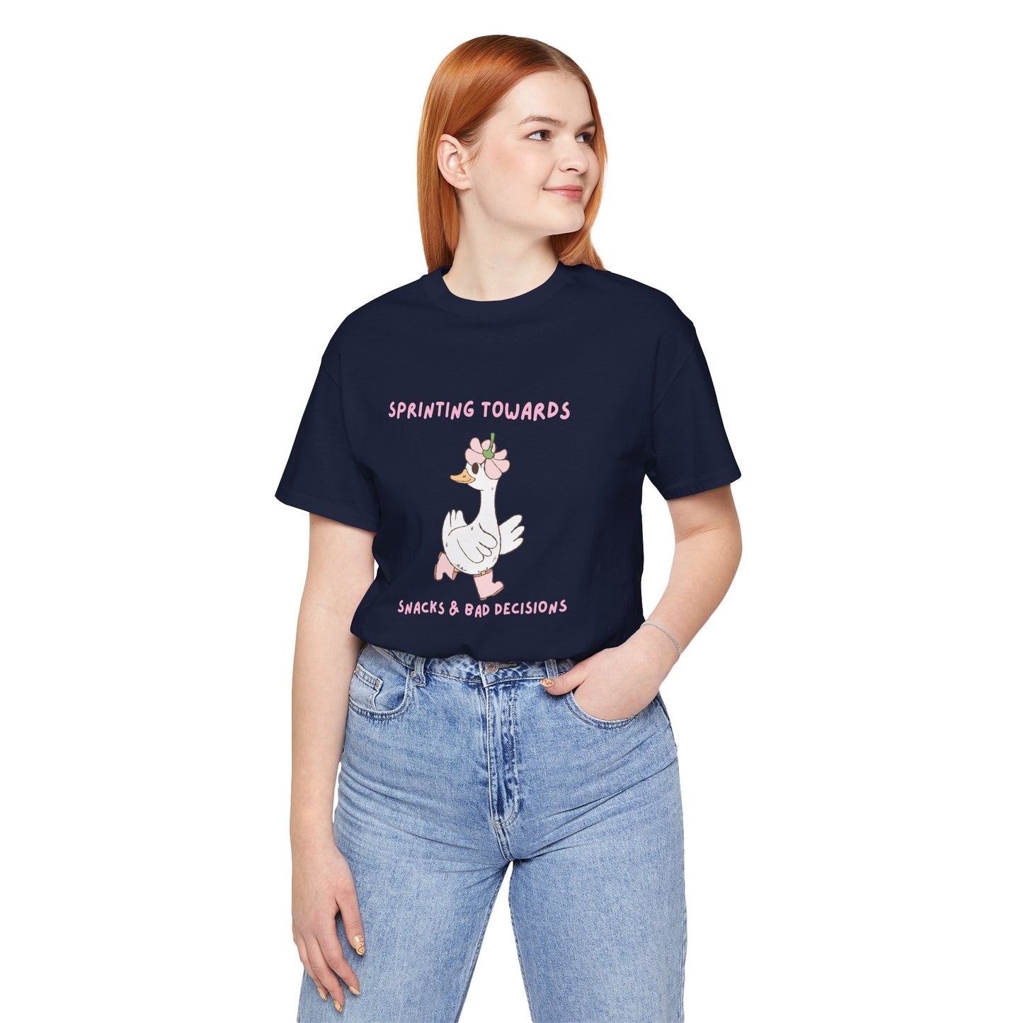 Sprinting towards snacks and bad decisions Playful Goose Tee