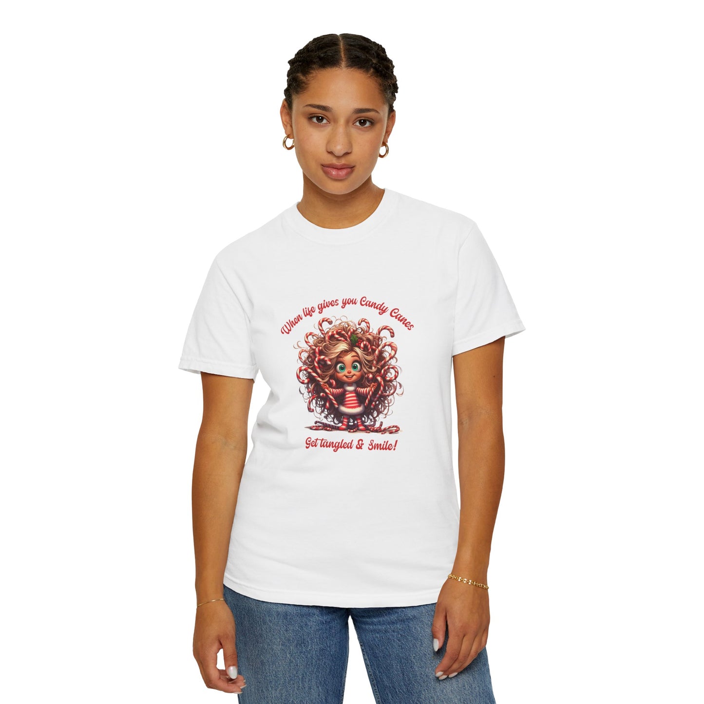 Candy Cane Chaos Tee – Get Tangled & Keep Smiling