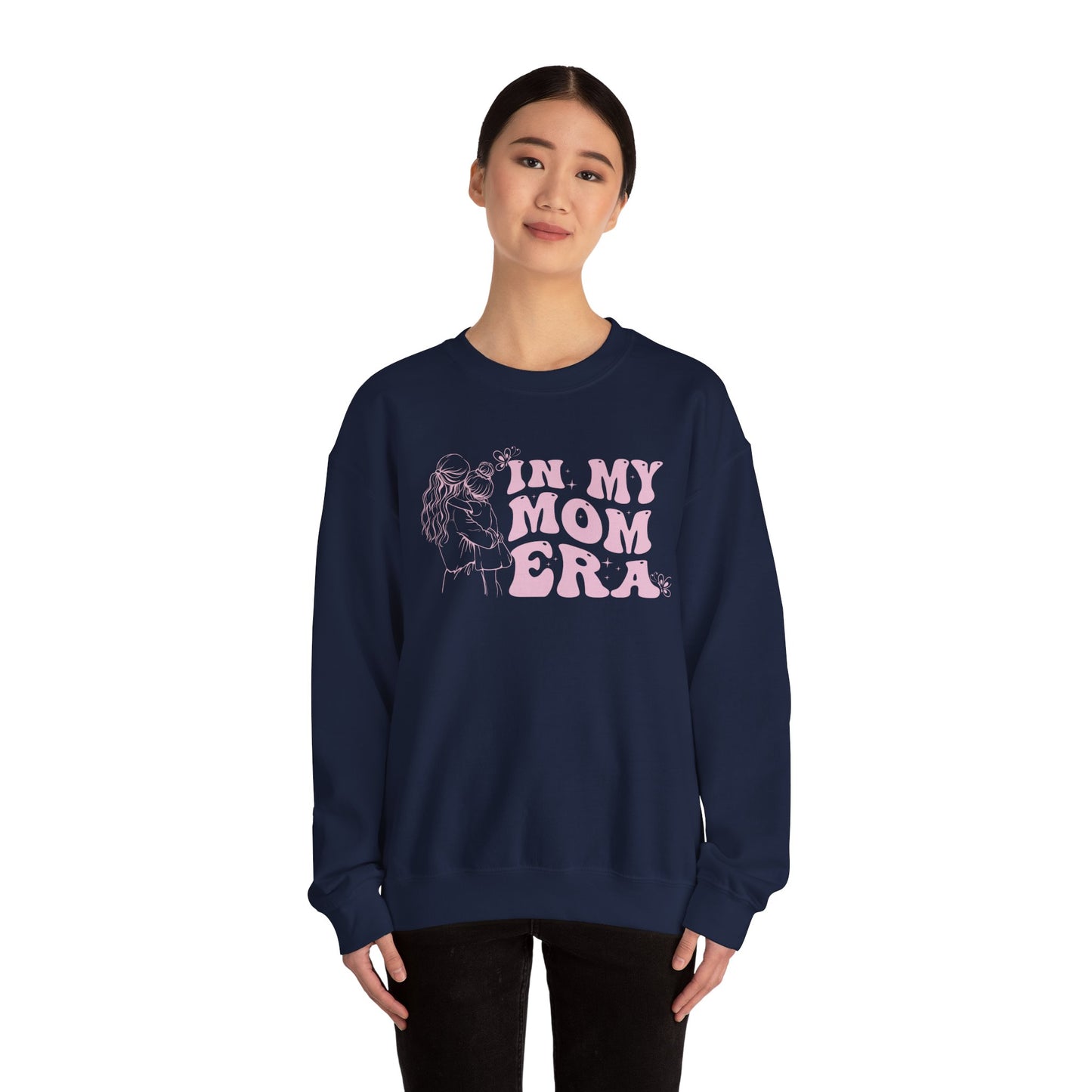 "In My Mom" Era, with Mom and Daughter silhouette Sweatshirt