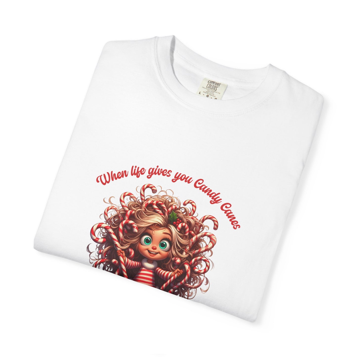 Candy Cane Chaos Tee – Get Tangled & Keep Smiling