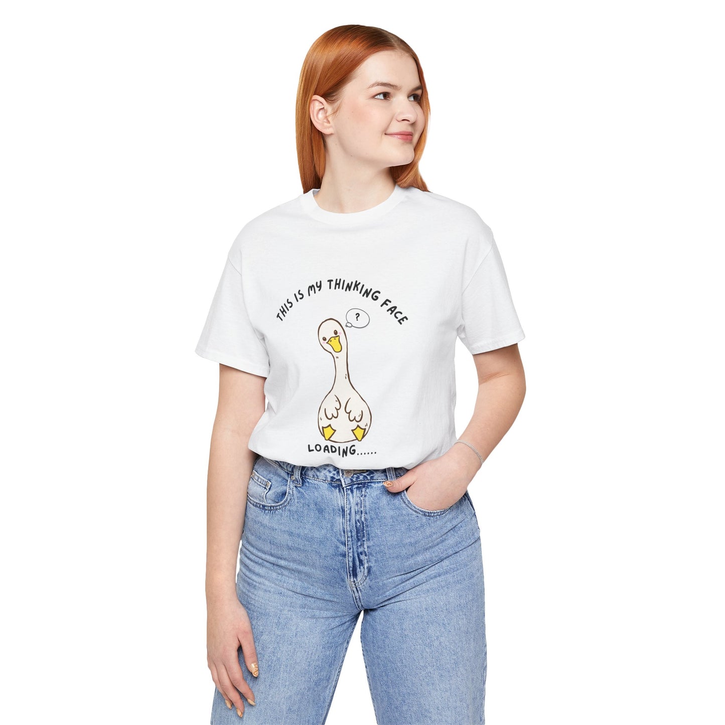 This Is My Thinking Face Funny Silly Goose Shirt