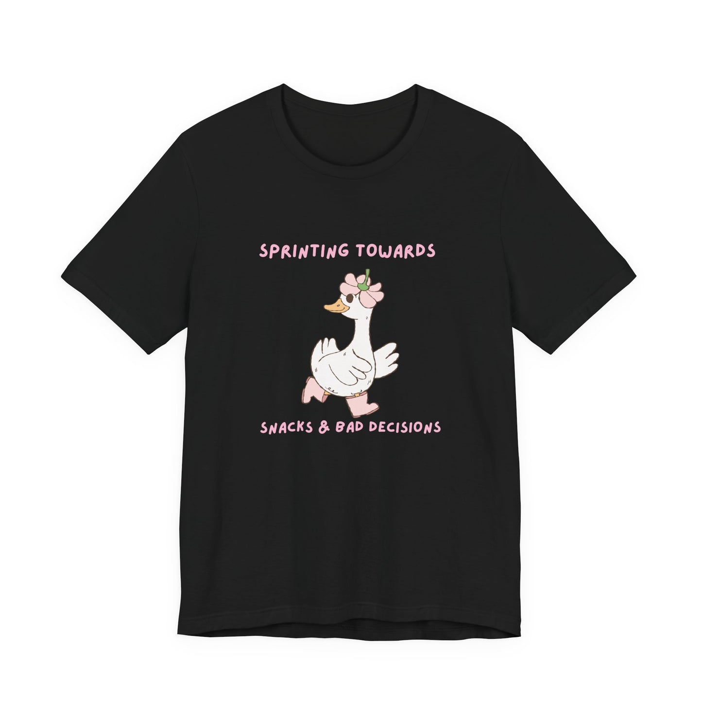 Sprinting towards snacks and bad decisions Playful Goose Tee