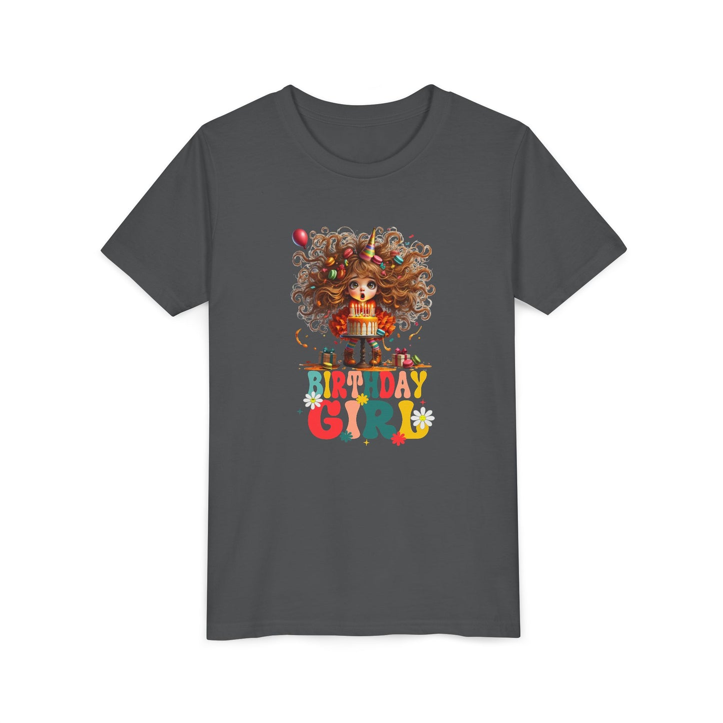 Birthday Girl blow out your candles Youth Tee