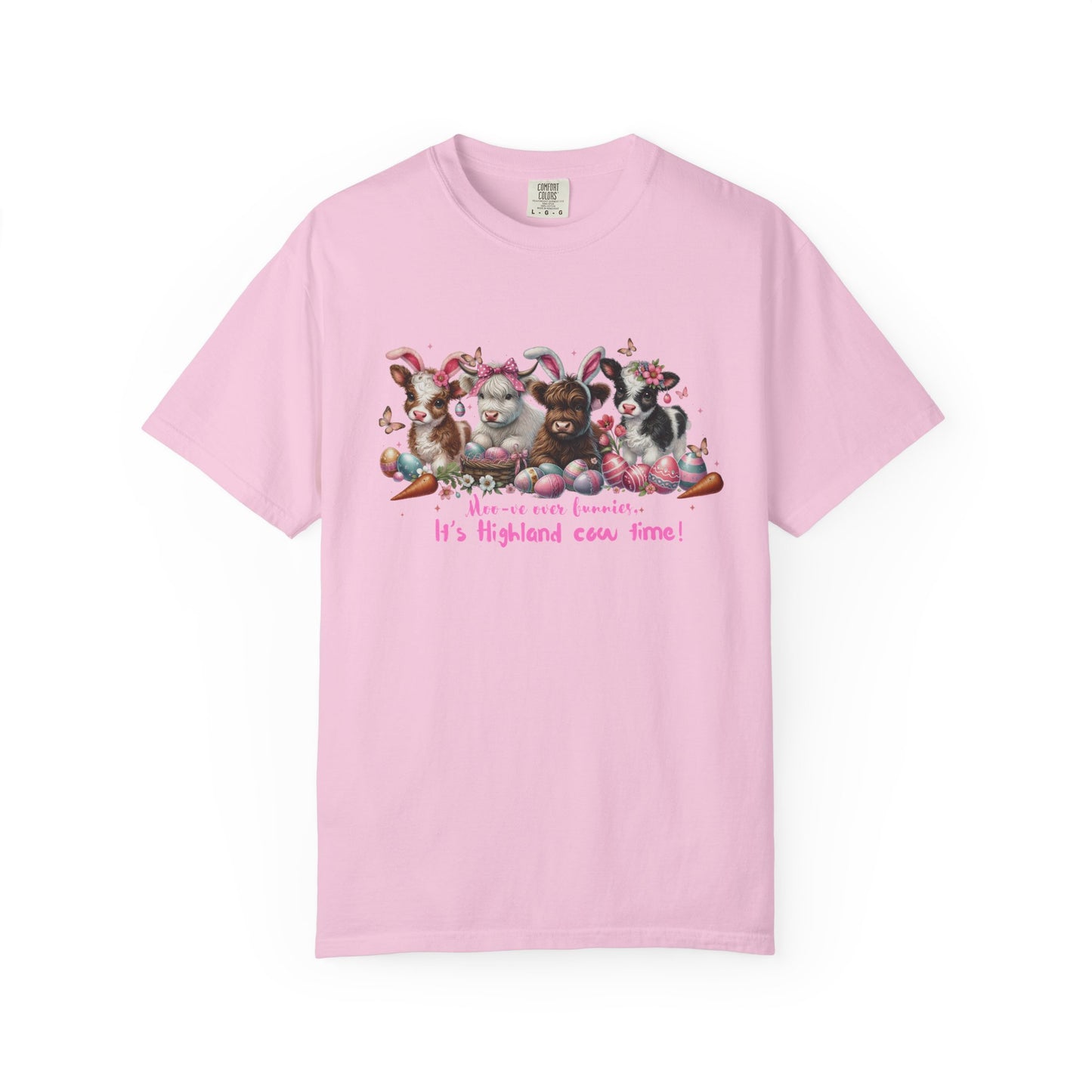 Moo-ve over Bunnies "It's Highland Cow Time!" | Unisex Tee