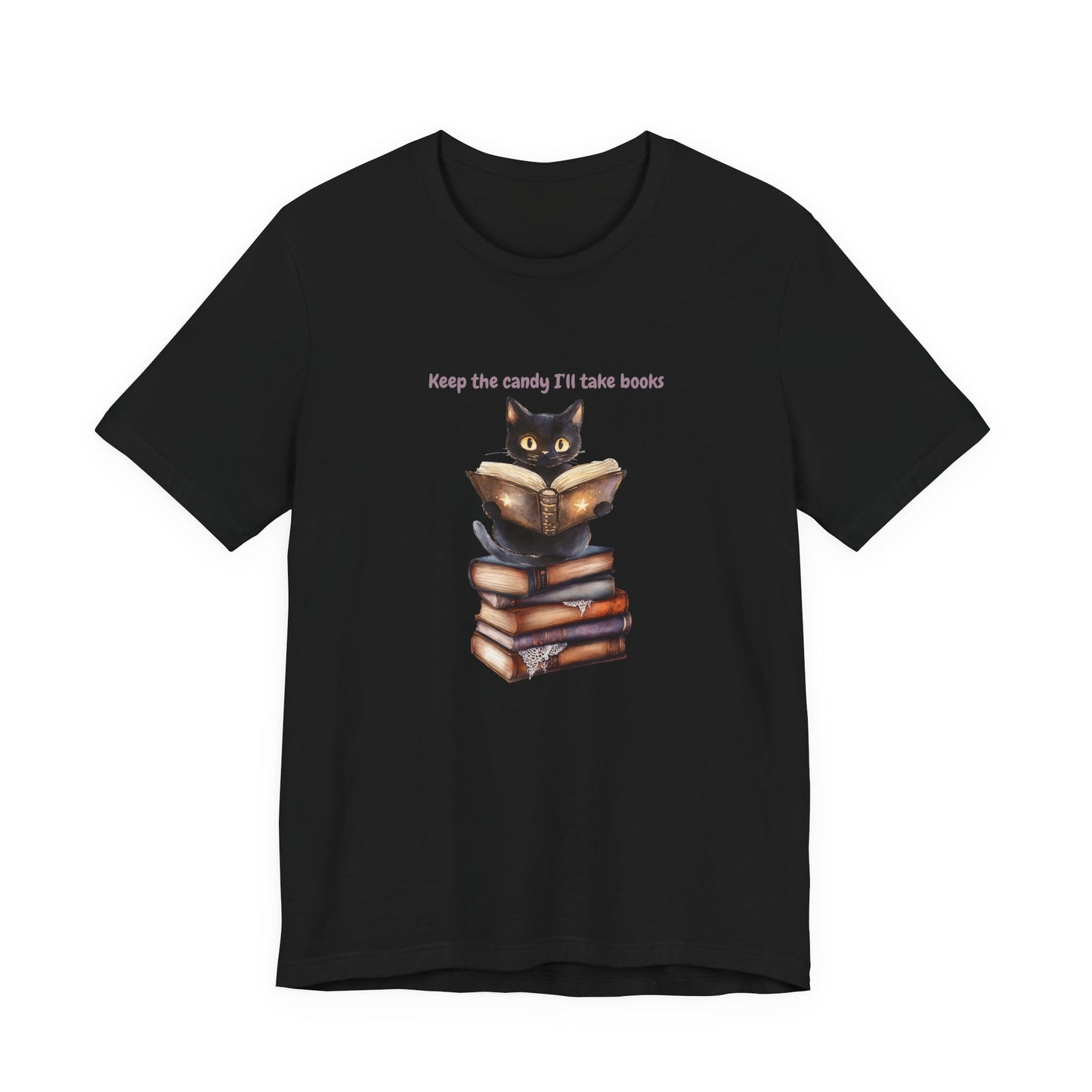Keep the Candy, Ill Take Books Funny Halloween Book Lover tee