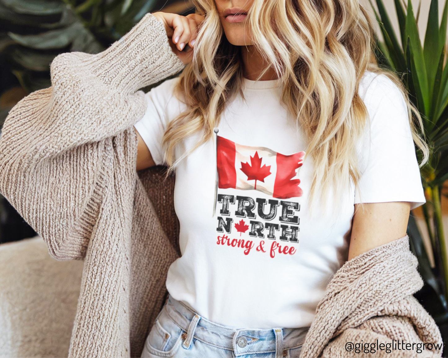 Wear Your Pride with the True North Strong & Free Tee, Unisex Jersey T-Shirt for Canada Day