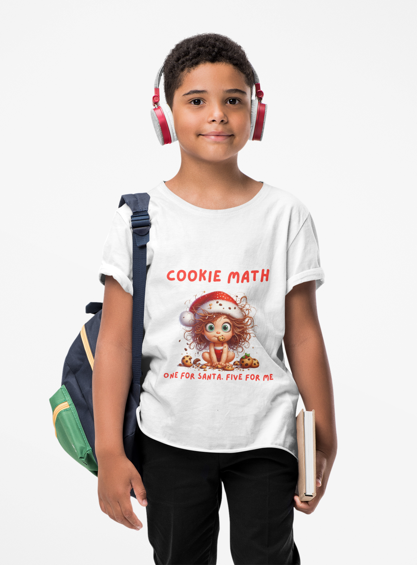 Kids Cookie Math Tee - Fun Holiday T-Shirt