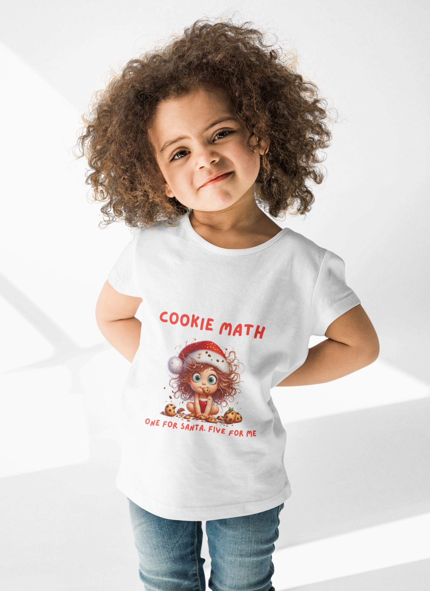 Kids Cookie Math Tee - Fun Holiday T-Shirt