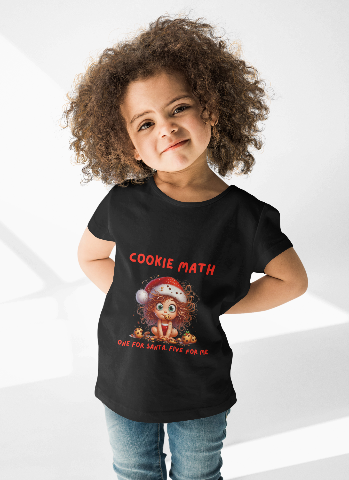 Kids Cookie Math Tee - Fun Holiday T-Shirt