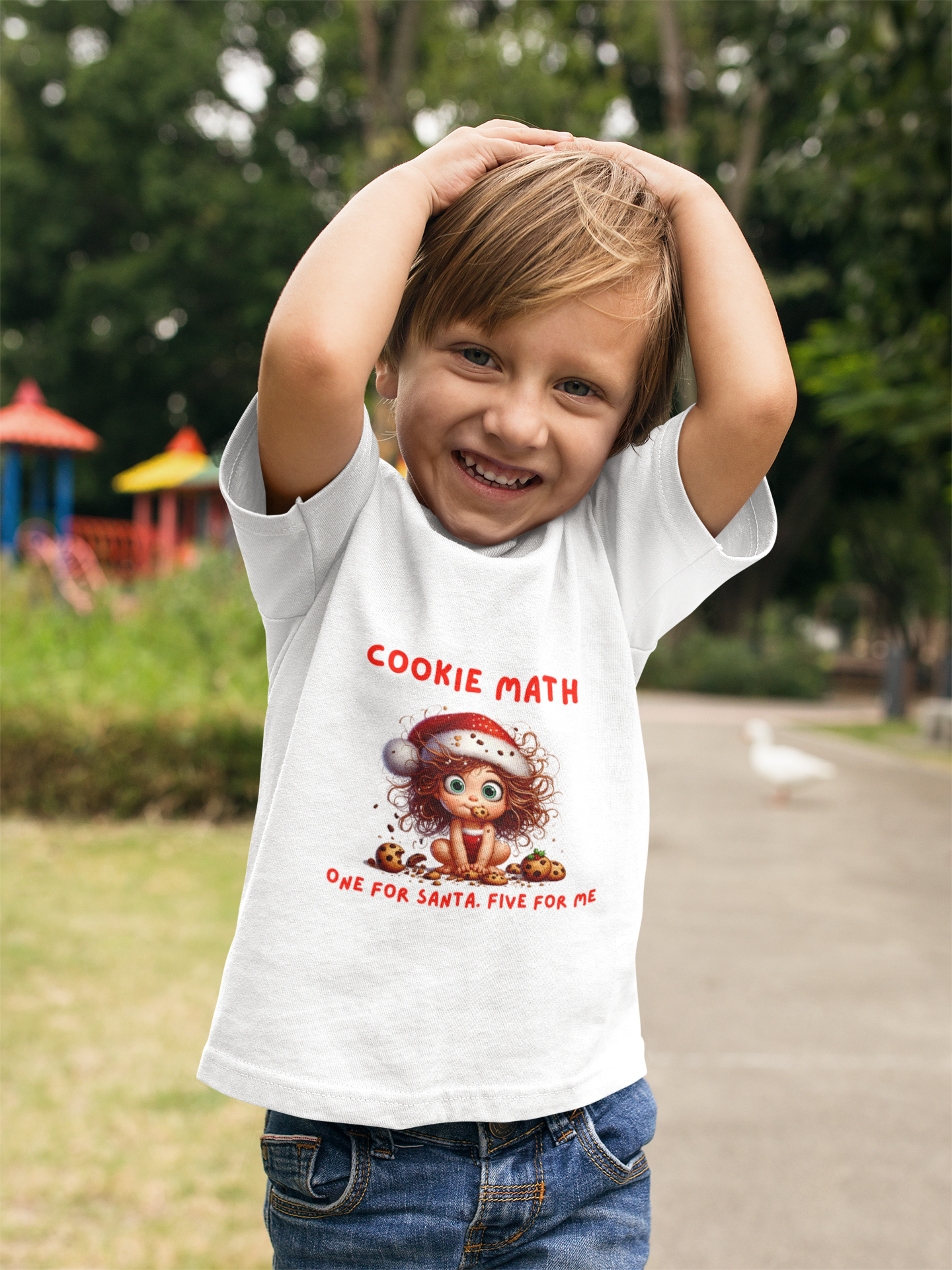 Kids Cookie Math Tee - Fun Holiday T-Shirt