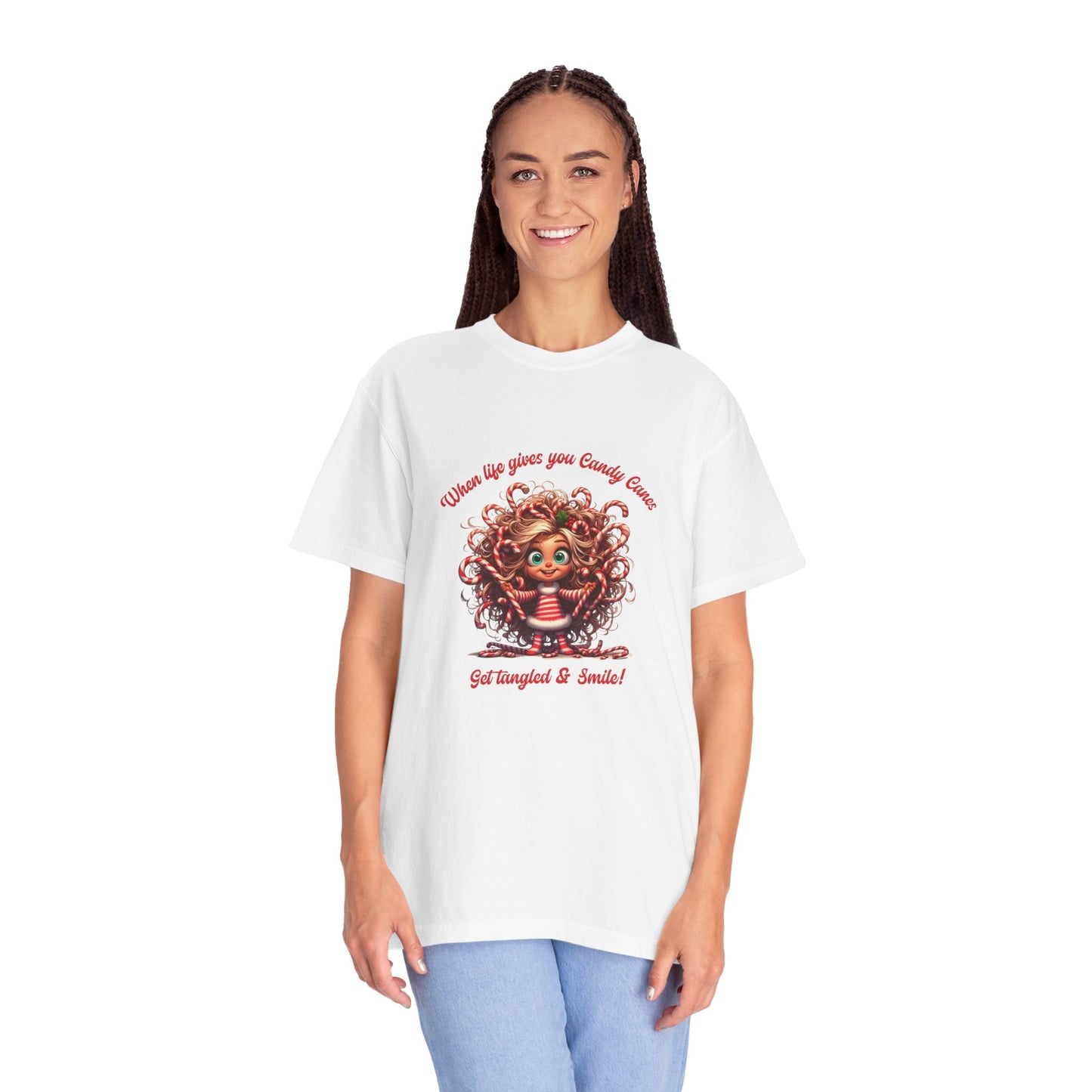 Candy Cane Chaos Tee – Get Tangled & Keep Smiling