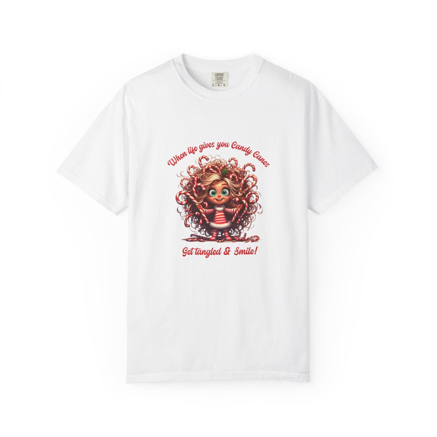 Candy Cane Chaos Tee – Get Tangled & Keep Smiling